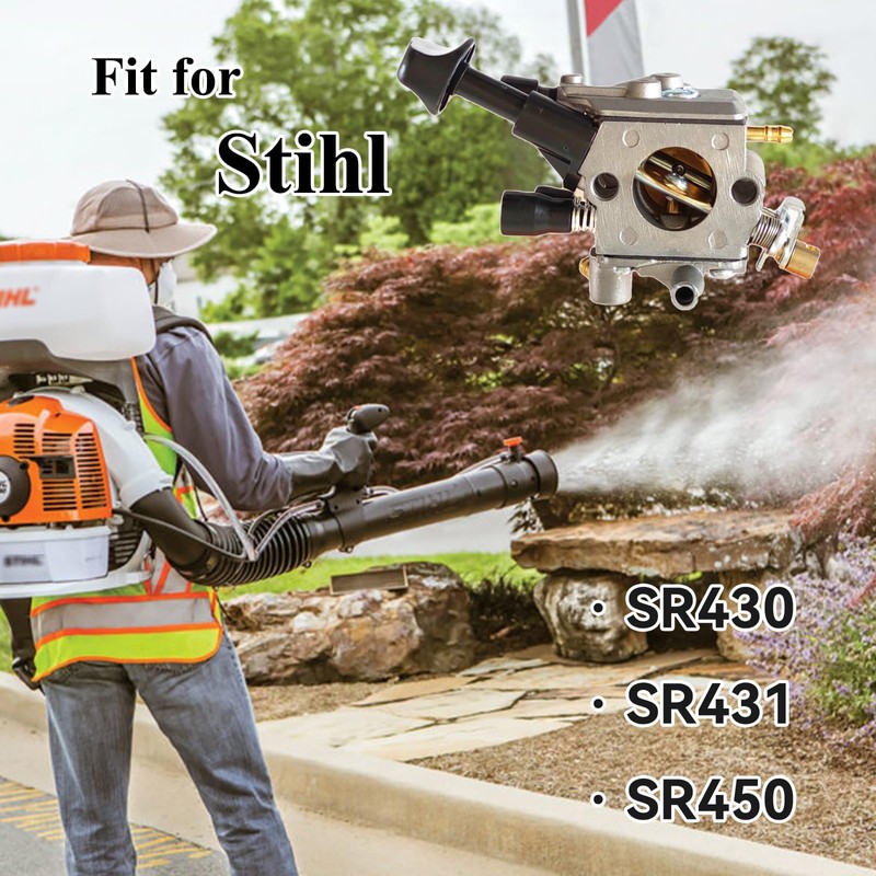 SR430 SR450 Carburetor Kit Fit for Stihl Backpack Mistblower BR350