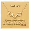 SIYOMONT Horse Necklace 14K Gold Plated Snaffle Bit Snaffle Bit