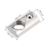 sourcing map Roll-In Spring M6 T Nut, Roll Ball Elastic