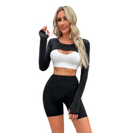 Hairwilly Cooling Shawl Arm Sleeve Sun Protection Women's tops for Golfing,Riding,Driving