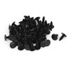 sourcing map 50 Pcs Black Plastic Rivet Clips 5mm x