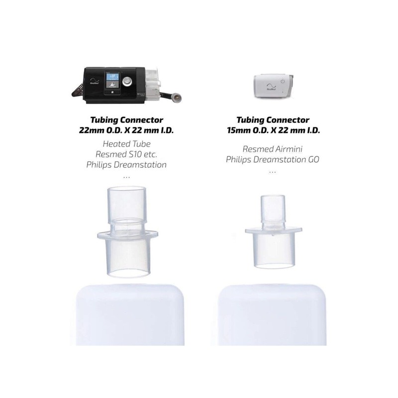 CPAP C PAP Cleaner Disinfector BiPAP Machine Adapters Connector Tube
