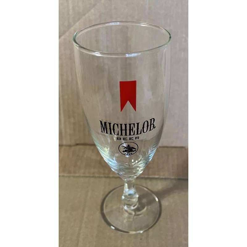 Michelob Vintage Michelob Beer 7-3/4" Stemmed 10 fl oz Pilsner