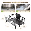 VMAEB Dish Drying Rack for Kitchen Counter - Extendable Dishes