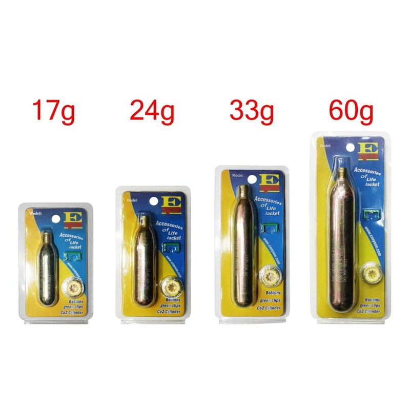 Eyson C02 Automatic Inflatable PFD-Rearming Kit Cartridge Cylinder (33G/150N/Adult)