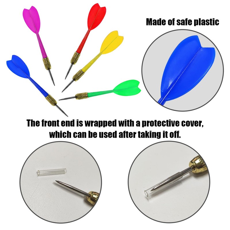 KVBUCC 20 Darts, Plastic Darts, Game Darts, Soft Darts, Professional