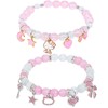 Cute Kitty Bracelet Stuff Crystal Bead Elastic Friendship Bracelets kawaii