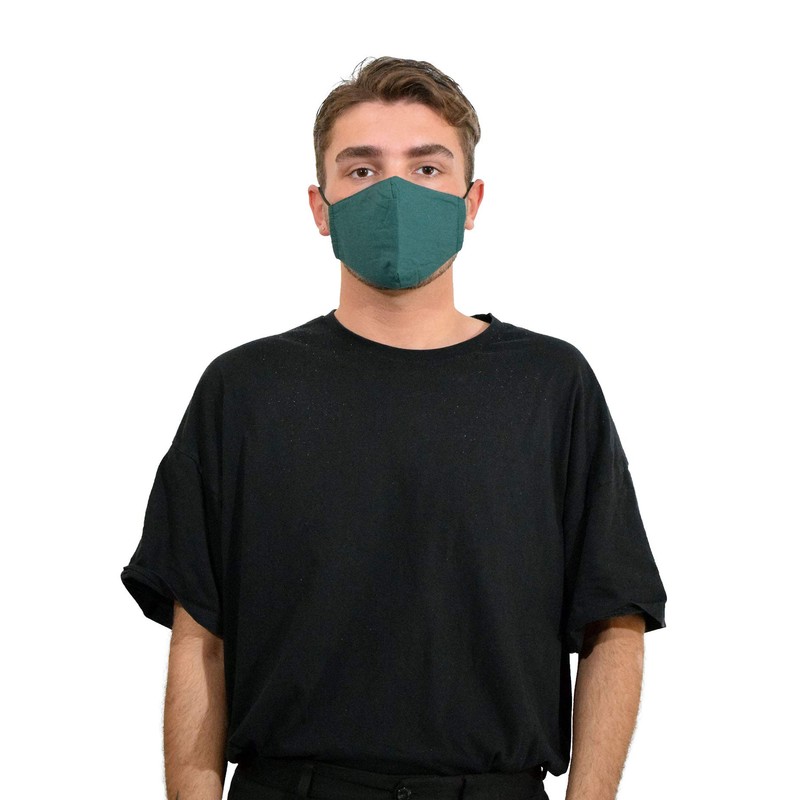 Basic Sense 100% Cotton Washable Reusable Skin Friendly Plain Face