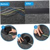TEHAUX Floor Cord Cover Cable Protector Tape Cable Management for