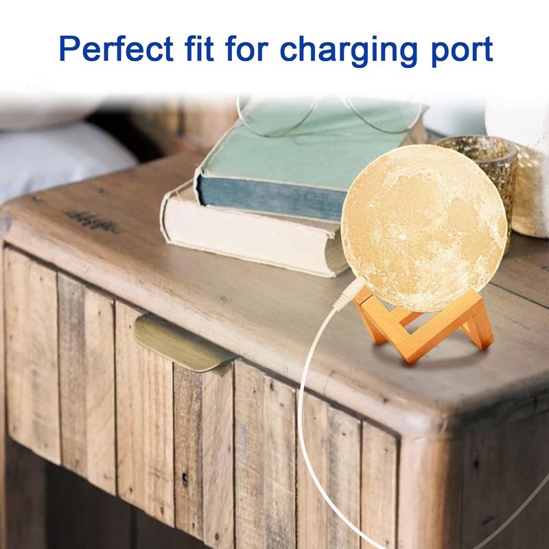 USB to DC 5V Power Cable with 9 Interchangeable Tips,