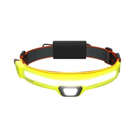 Rechargeable LED Headlamp - Liteband PRO 2500 Lumens Super Bright Head Lamp, Powerful Battery Powered Tactical Headlamps, Camping, Running, Hard Hat Light, Best Rated Forehead Flashlight, Yellow