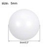 sourcing map Pack of 5 PTFE Balls, 5 mm Diameter,