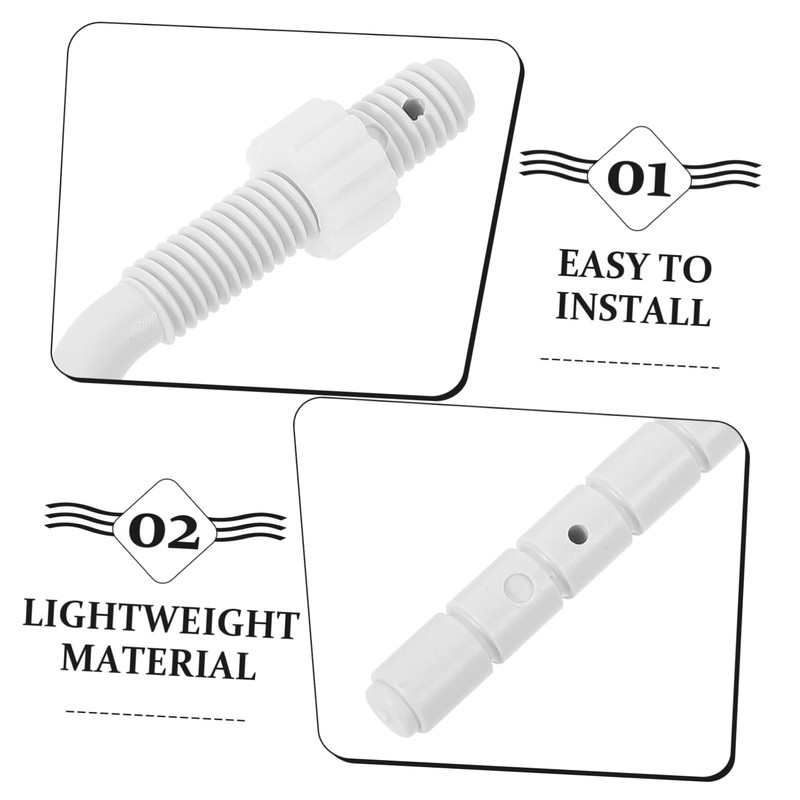Angoily 1pair Toilet Flush Button Rods Dual Flush Parts for