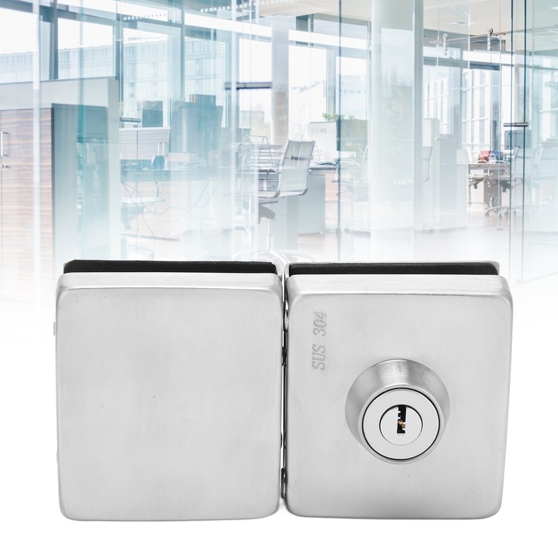 2PCS Push Sliding Gate Lock Corrosion Resistant Antioxidant Stainless Steel