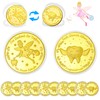 VEEKAY Tooth Fairy Coins, Pack of 10 Tooth Fairy Gold