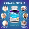 Péptidos de colágeno premium 1500 MG hidrolizados anti-vejecimiento (tipos I,