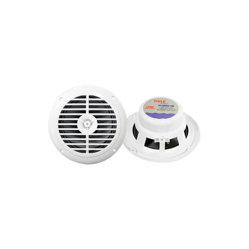 Pyle Audio Bundle 4 6.5" Marine Speakers, 3.5" Box Speakers,