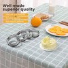 Dovhmoh Double Rolled Tart Rings, English Muffin Rings, Pro Crumpet