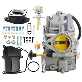YFM350 Carburetor Replacement for Yamaha YFM350 1987-2004, YFM350 1987-1998, YFM350 1987-1990 & 1992-1995, YFM350,YFM400 1996-1998, Carburetor with Bolt Air intake Manifold Set