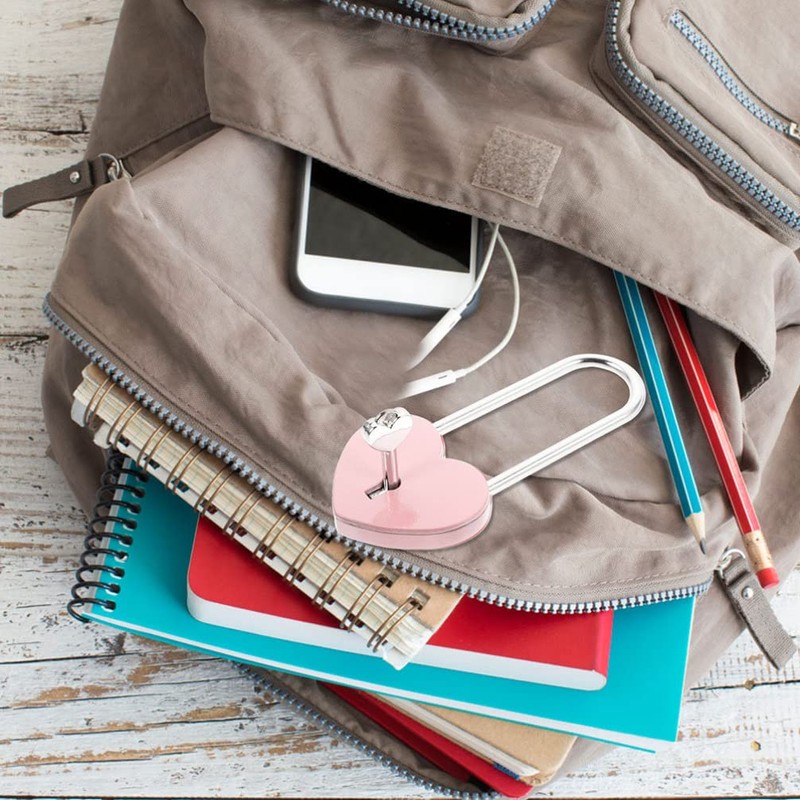 Operitacx 2Pcs Heart Love Lock Love Heart Lock Heart Locks