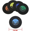 Set of 8 Coasters, Records, Disc Analog Lubber, Record Shape