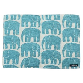 Marushin 6105004400 Placemat, 13.0 x 18.9 inches (33 x 48 cm), Finlayson Elephanty Lunch, Mother's Day, Birthday, Gift, Gift
