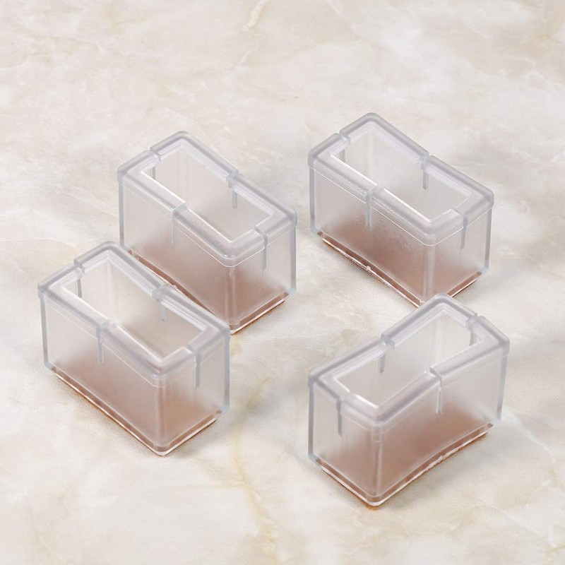 Yinhing Cubierta de Patas, 8 Piezas/Juego Silla Patas Cubierta Rectángulo