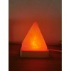 YZYOE USB Rainbow Gradient Himalayan Salt lamp, Solid Wood Base