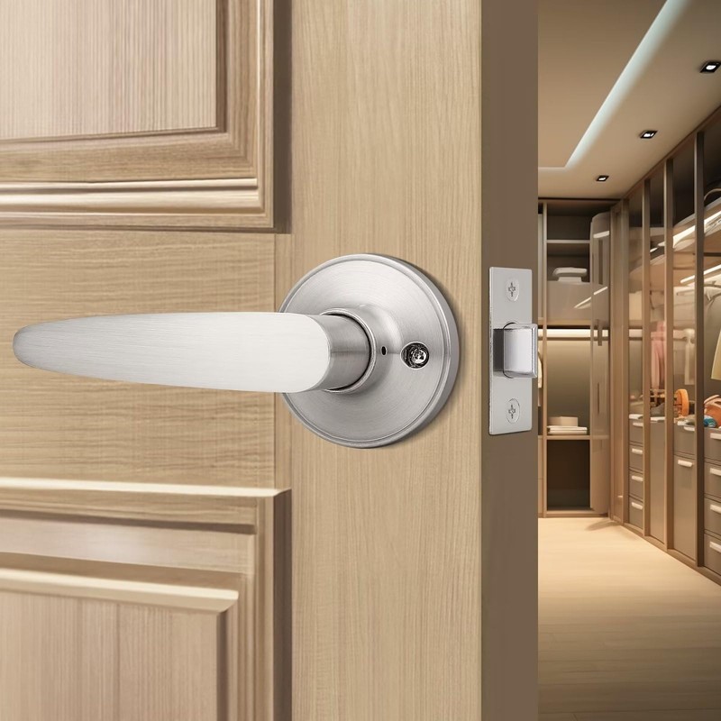 Probrico (10 Pack Unlocking Passage Door Levers Keyless Door Handles