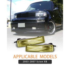 AUTOWIKI Fog Lights for 2003-2007 Scion XB With Yellow Lens 2PCS OEM Replacement Fog Lamps