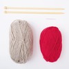 House of Crafts Soft Warm Knitted Pompom Hat Craft Kit,