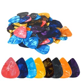 100pcs Medium Size Guitar Picks Sampler Value Pack 0.71mm Thickness