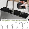 24 Inch Silicone Faucet Mat for Kitchen Sink Splash Guard