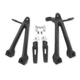HTTMT MT390-017-BK - Pie trasero para pasajero, color negro, compatible con Suzuki Gsx-R Gsxr600 750 2008-2010