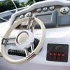 Nilight Led Rocker Switch 4 Gang w/ Usb Charger Voltmeter