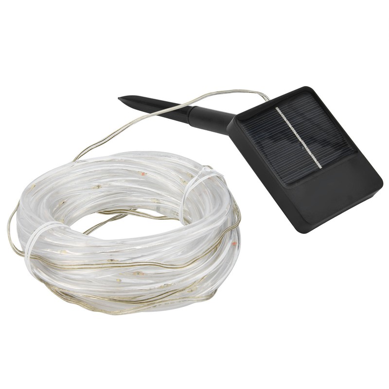 Solar String Light 7m 50LEDs Solar Tube Light Outdoor Waterproof
