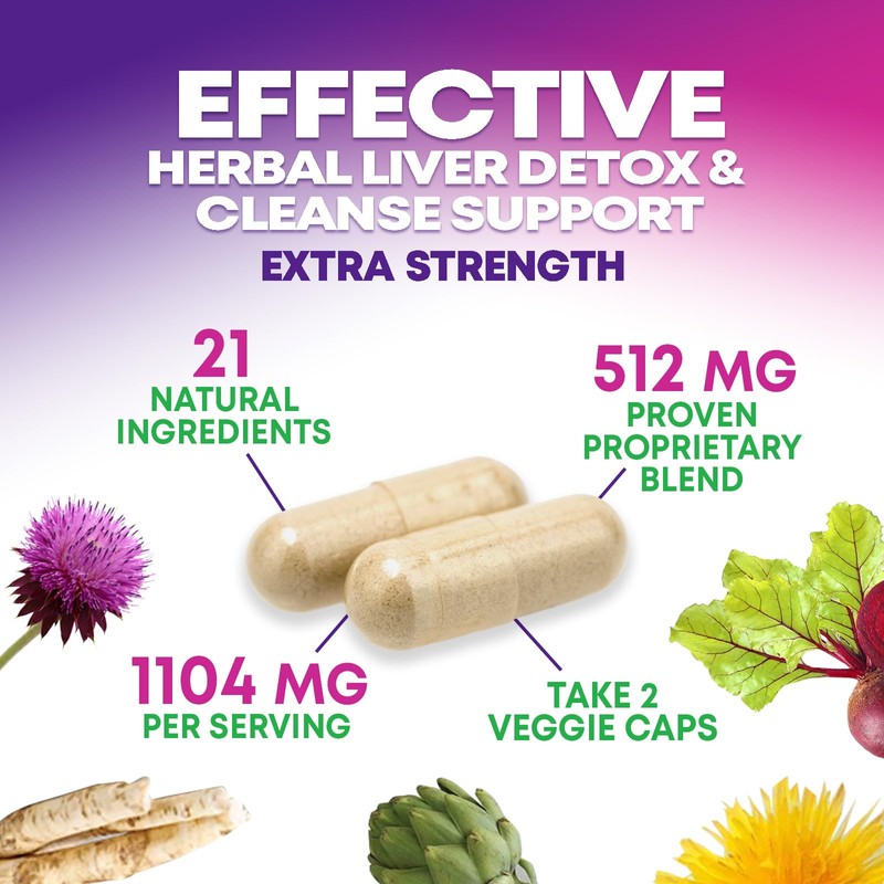 Gentle Liver Cleanse Detox & Repair Formula - Advanced Liver