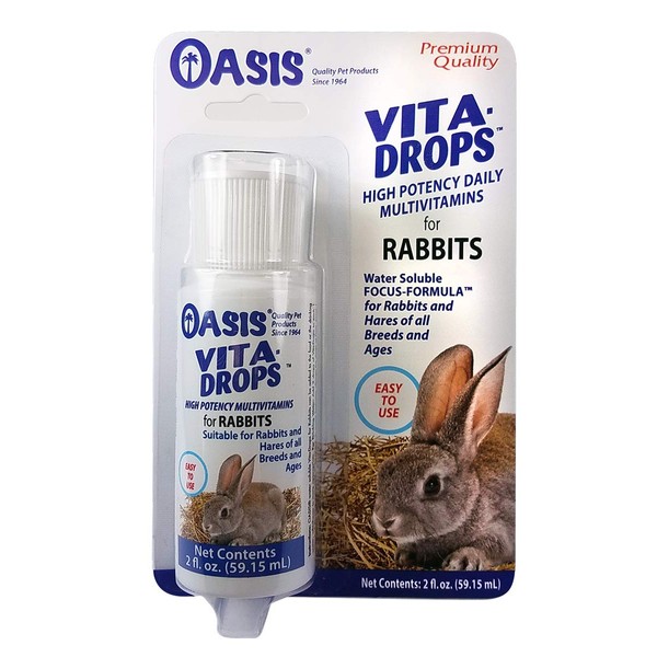 OASIS #80062 Rabbit Vita Drops, 2-Ounce