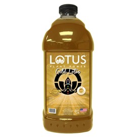 Gold Lotus Plant Energy Drink Concentrate | Pure Cane Sugar | 64 fl oz | 1:5 | Natural Caffeine from Green Coffee Bean