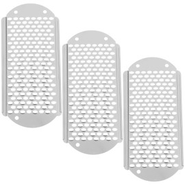 3pcs Foot File Replacement Blades, Stainless Steel File Callus Tool Corn Remover Skin Remover Foot File Tool Feet Shaver Dead Skin Convenient Foot Scraper (Silver)
