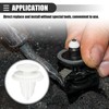 Motoforti Car Door Trim Panel Push Clips Pillar Retainer, for