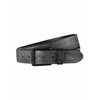 camel active Men's Nubuck Leather Belt, black