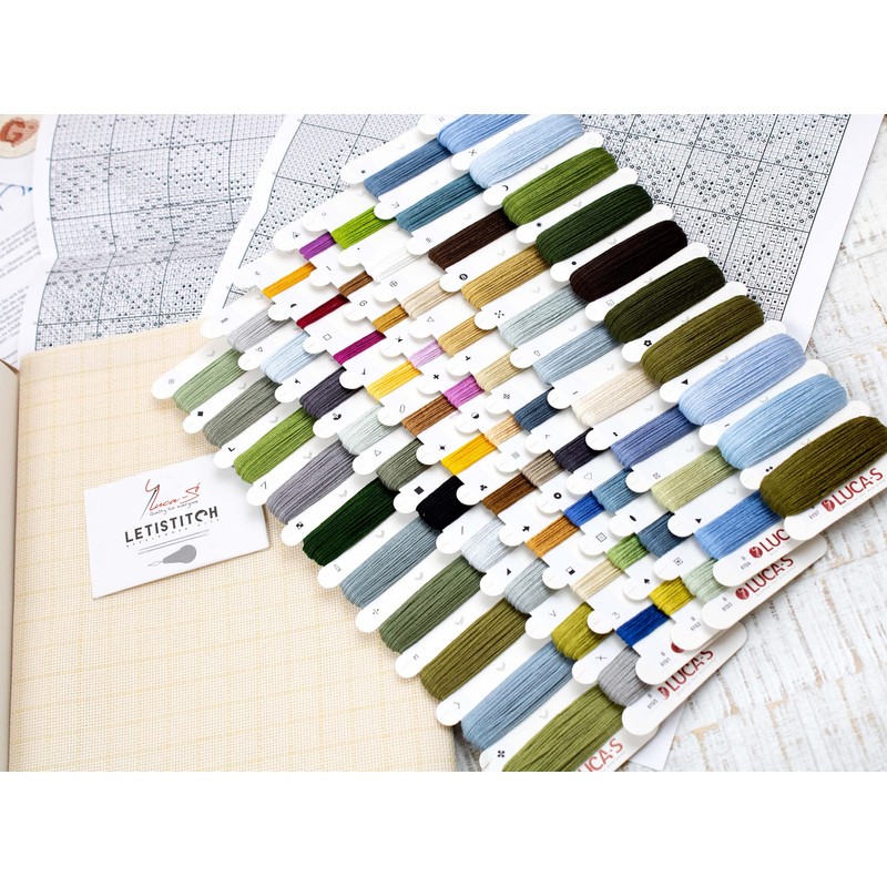 Cross Stitch Kit Luca-S Gold - Enchanted Cottage B615