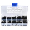 Screw Screw with Nut, 300 Pieces Black Alloy Steel 12.9