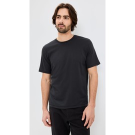 rag & bone Men's Pima Interlock Tee, Black, M