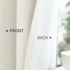YoungsTex Linen 100% Blackout Curtains for Bedroom 72 Inches Length,