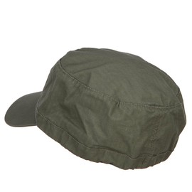 e4Hats.com Big Size Fitted Ripstop Cotton Military Army Cap - Olive 2XL-3XL