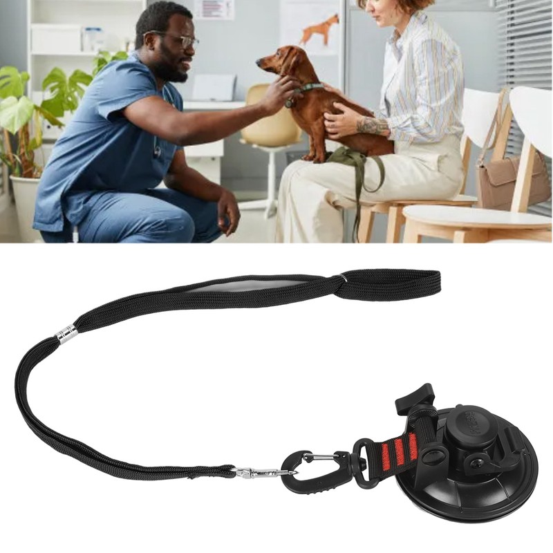 Pet Bathing Tether Adjustable Dog Bath Restraint Leash with Suction