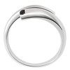 Goldmaid Sterling Silver Ring 3 Black Diamonds with 0.03ct -