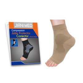 JianiMed Ankle Protector - Tibia and Fibula, Compression Support, Ankle Strains, Sprains, Protection, Daily Use, Taiwan Excellence XXL